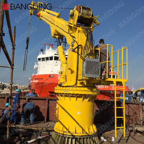 Telescopic Boom Crane（Bright Yellow）