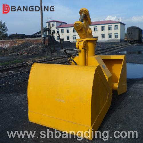 Clamshell grab for excavator