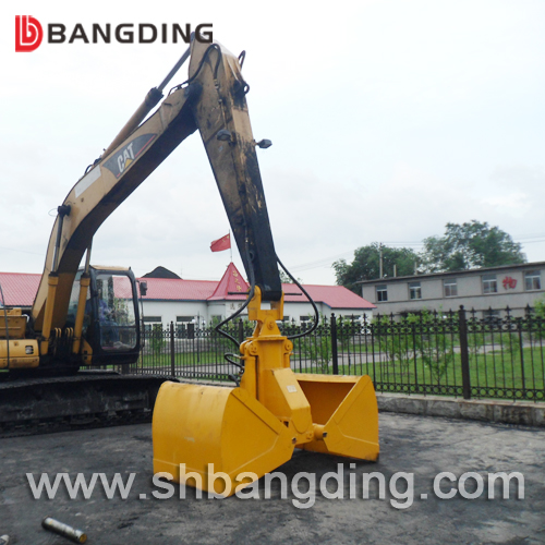 Clamshell grab for excavator