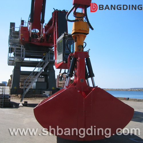 Clamshell grab for excavator