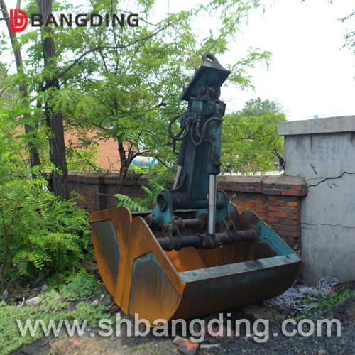 Clamshell grab for excavator